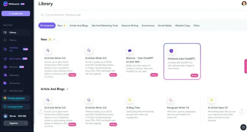 HyperWrite AI Review: Writesonic